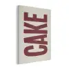 Red - Cake - Decoratie - Eten PET vilt klein -3d
