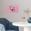 Bloemen - Quote - Kaartje - Kleurrijk poster papier klein -sfeer3