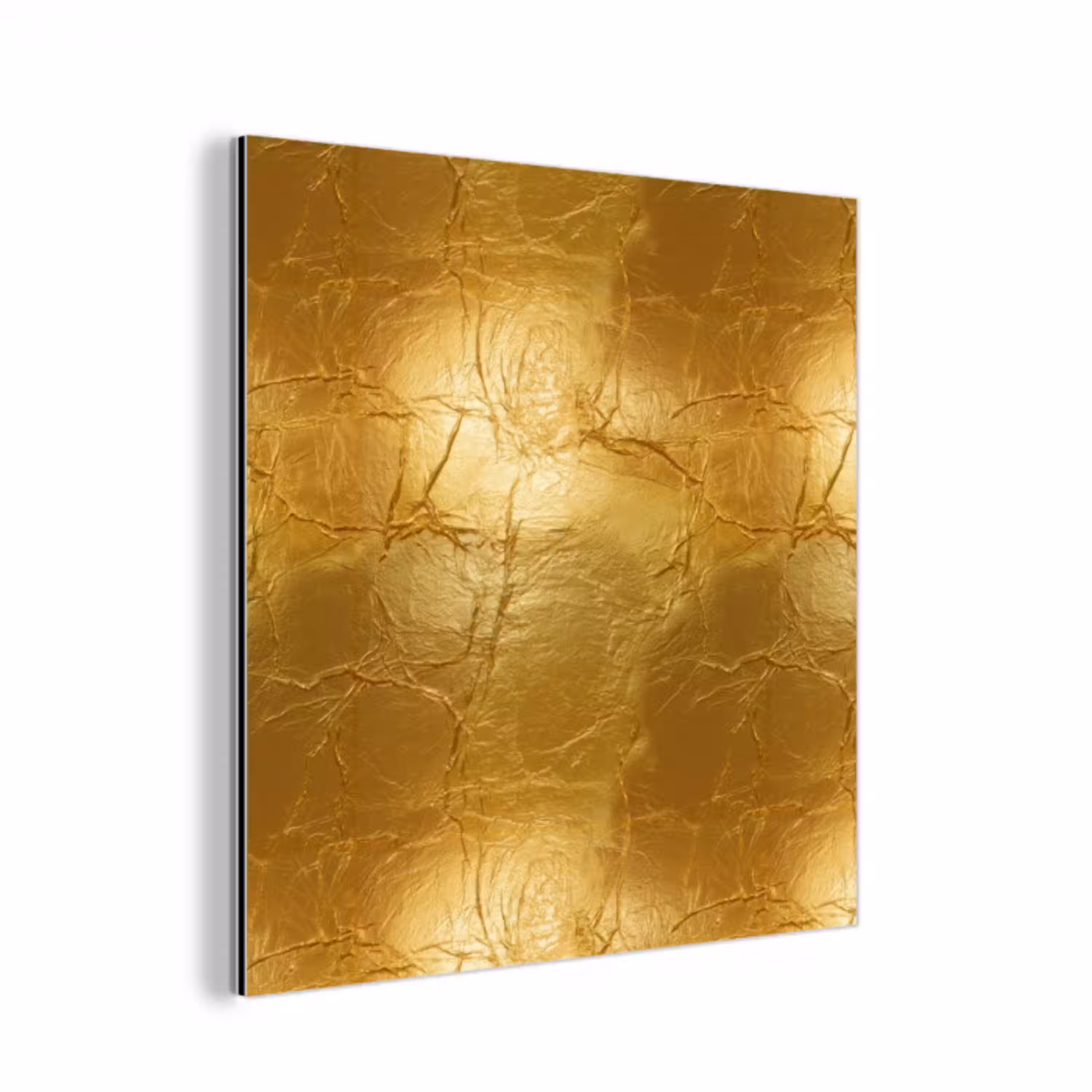Bladgoud - Vintage - Textuur - Warm Goud aluminium wit klein 46 -3d
