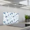 Zee - Strand - Blauw - Wit keuken achterwand spatscherm klein 900 -3d_schuin