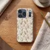 Botanisch - Patroon - Beige Telefoonhoesje iPhone 17 Pro klein 878 -sfeer1