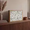 Donker - Wit - Abstract Light Box met batterij (Wandlamp) middel 907 -sfeer2