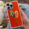 Bladeren - Ovaal - Mozaïek - Patroon Hoesje iPhone 16 Pro Max met koord klein -sfeer3