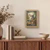 Uil - Vogels - Bloemen - Natuur Light Box met kabel (Tafellamp) klein -sfeer2