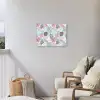 Inductie beschermer - Bladeren - Pastel - Jungle - Afdekplaat voor kookplaat Tuinposter op houten frame 2 cm dik klein -sfeer1