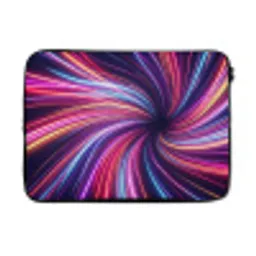 Abstract - Swirl - Futuristic - Neon laptophoes neopreen klein -3d