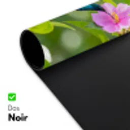 Kolibrie - Bloem - Natuur - Groen Muismat XXL klein -zsfeer2_frans