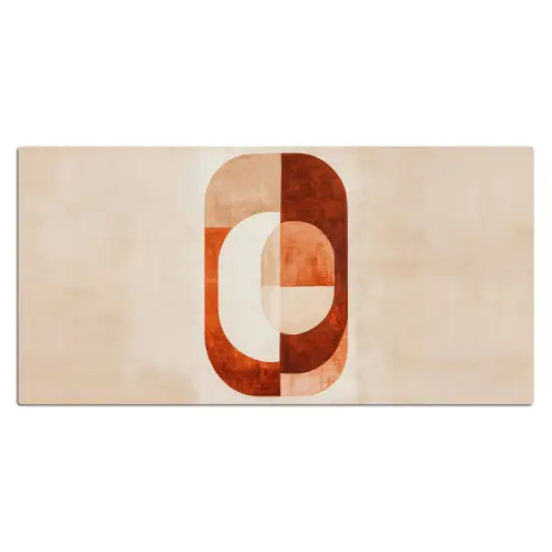 Illustratie - Abstract - Vormen - Rood Muismat XXL klein -3d_leeg