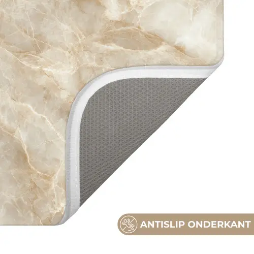 Lichtbeige - Onyx - Subtiel Badmat klein 997 -USP_AntislipNL