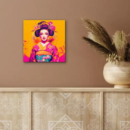 Bloemen - Vrouw - Kimono - Roze aluminium wit klein -sfeer4