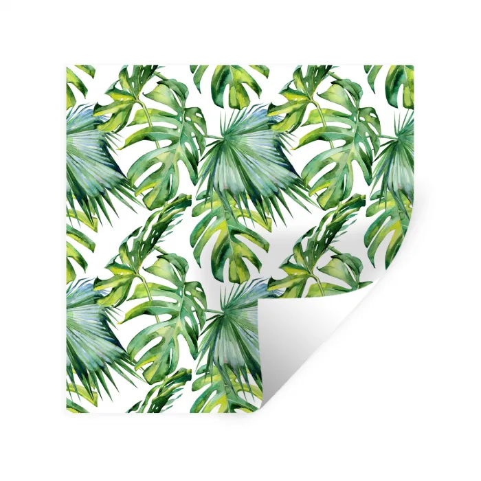 Bladeren - Monstera - Tropical - Jungle Muursticker klein -3d