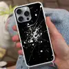 Verfspatten - Wit - Abstract - Explosie Hoesje iPhone 16 Pro Max met koord klein -sfeer3