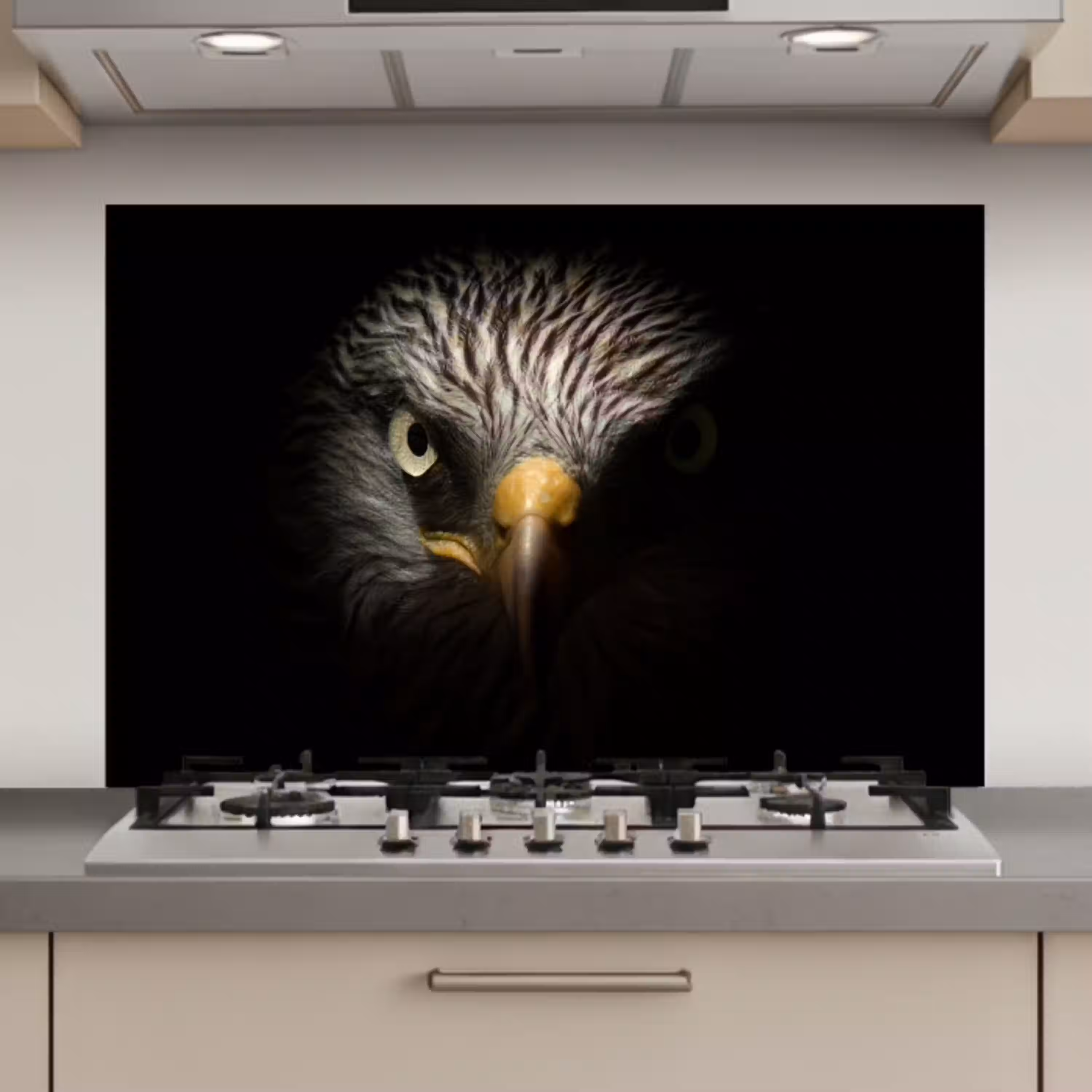 Vogel - Adelaar - Roofvogels - Oog - Snavel - Licht keuken achterwand spatscherm klein -3d_website