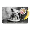 Varken - Schattig - Spaghetti - Zwart wit - Dier Placemat vinyl groot -zzzproduct_Kitchenyeah-website
