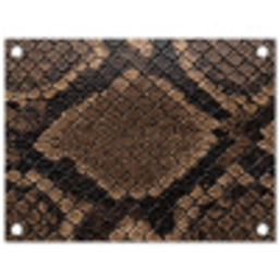 Python - Schubben - Brons tuinposter los doek klein -3d