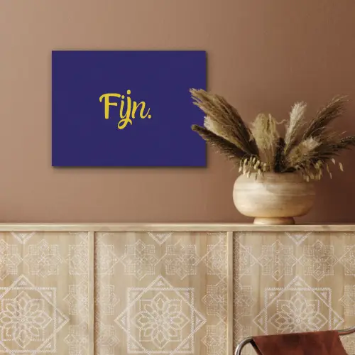 Blauw - Geel - Fijn PET vilt klein -sfeer4