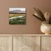 Berglandschap - Rivier - Bos aluminium wit klein -sfeer4