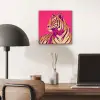Tijger - Modern - Neon aluminium wit klein -sfeer5