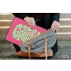 Grateful - Groen - Grafisch - Vloeiend laptophoes neopreen klein -tas