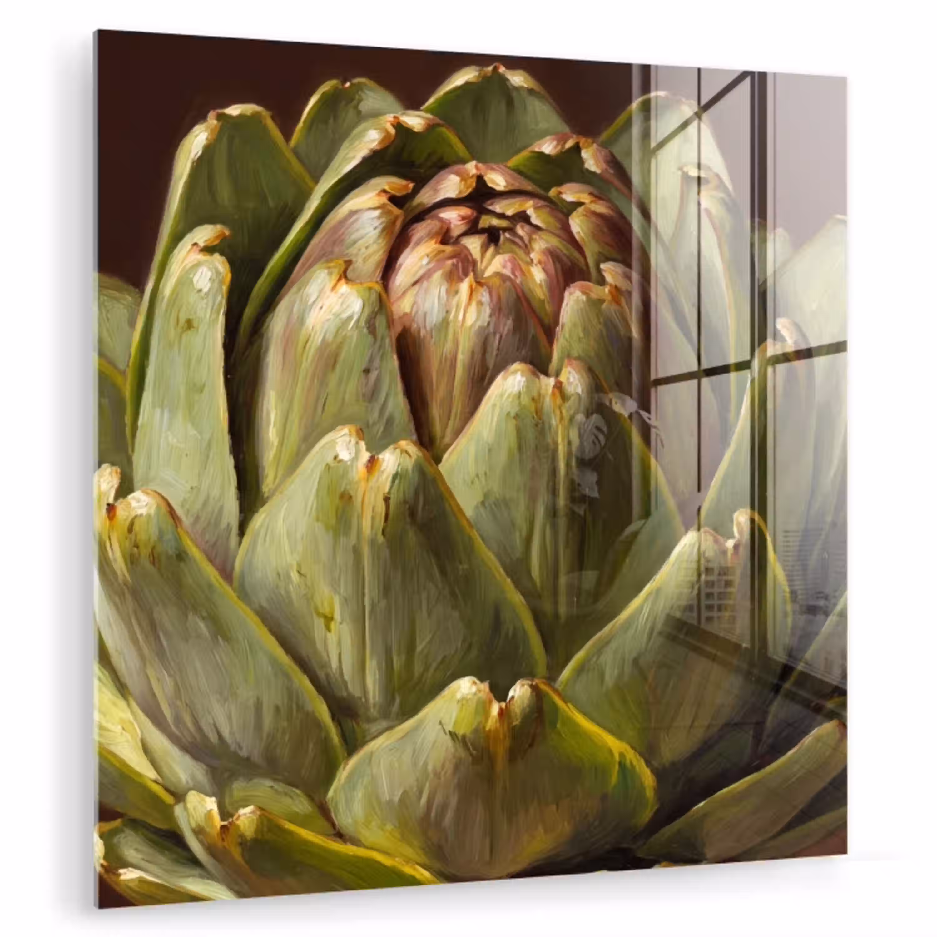 Groente - Artisjok - Groen plexiglas 5mm klein -zzzproduct_nieuw