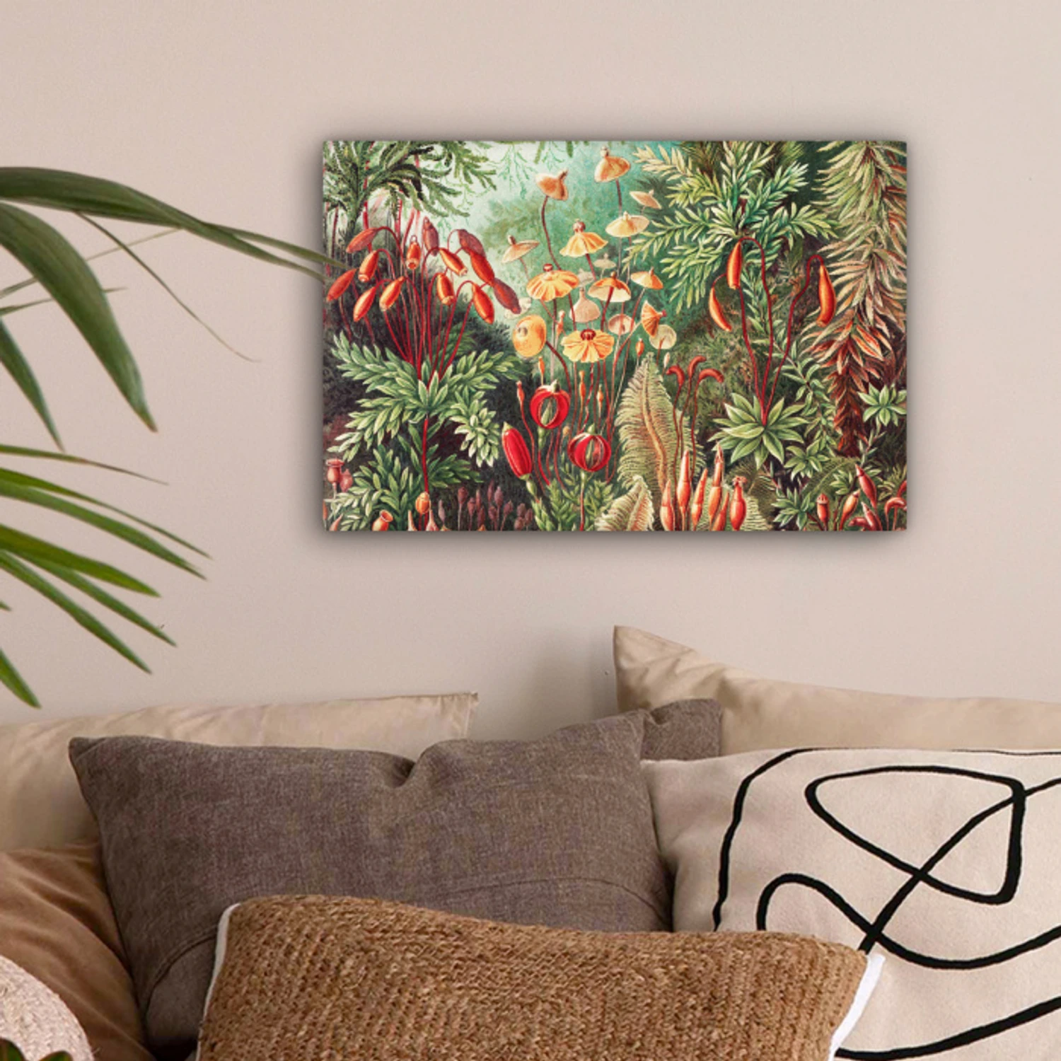 Bloemen - Kunst - Vintage - Natuur - Botanisch canvas 2cm klein -sfeer1