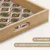 Motief - Patroon - Kleurrijk Dienblad Rechthoek middel 911 -USP_HandgreepNL