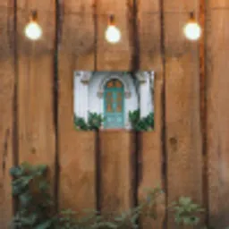 Deur - Patronen - Planten tuinposter los doek klein -sfeer1