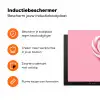 Snoep - Lolly - Hart- Roze Inductie beschermer vinyl 3mm klein -zzzzzzz-td-ups