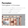 Macarons - Beige - Bruin Muismat XXL klein -sfeer5