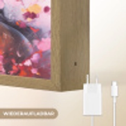 Paard - Dieren - Meisje - Roze Light Box met batterij (Wandlamp) middel -USP_websiteoplaadbaarDE