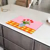 Tulpen - Roze - Vaas Inductie beschermer vinyl 3mm klein -sfeer8