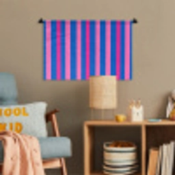 Modern - Optisch - Roze Wandkleed katoen klein 269 -wsfeer4_kind