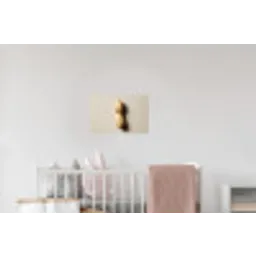 Pinda - Ruw - Beige Muursticker klein -kinderkamer