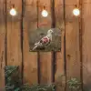 Duif - Bloemen - Natuur tuinposter los doek klein -sfeer1