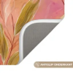 Botanisch - Bloemen - Kleurrijk Badmat klein 997 -USP_AntislipNL