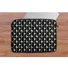 Modern - Geometrisch - Zwart laptophoes neopreen klein 279 -tafel
