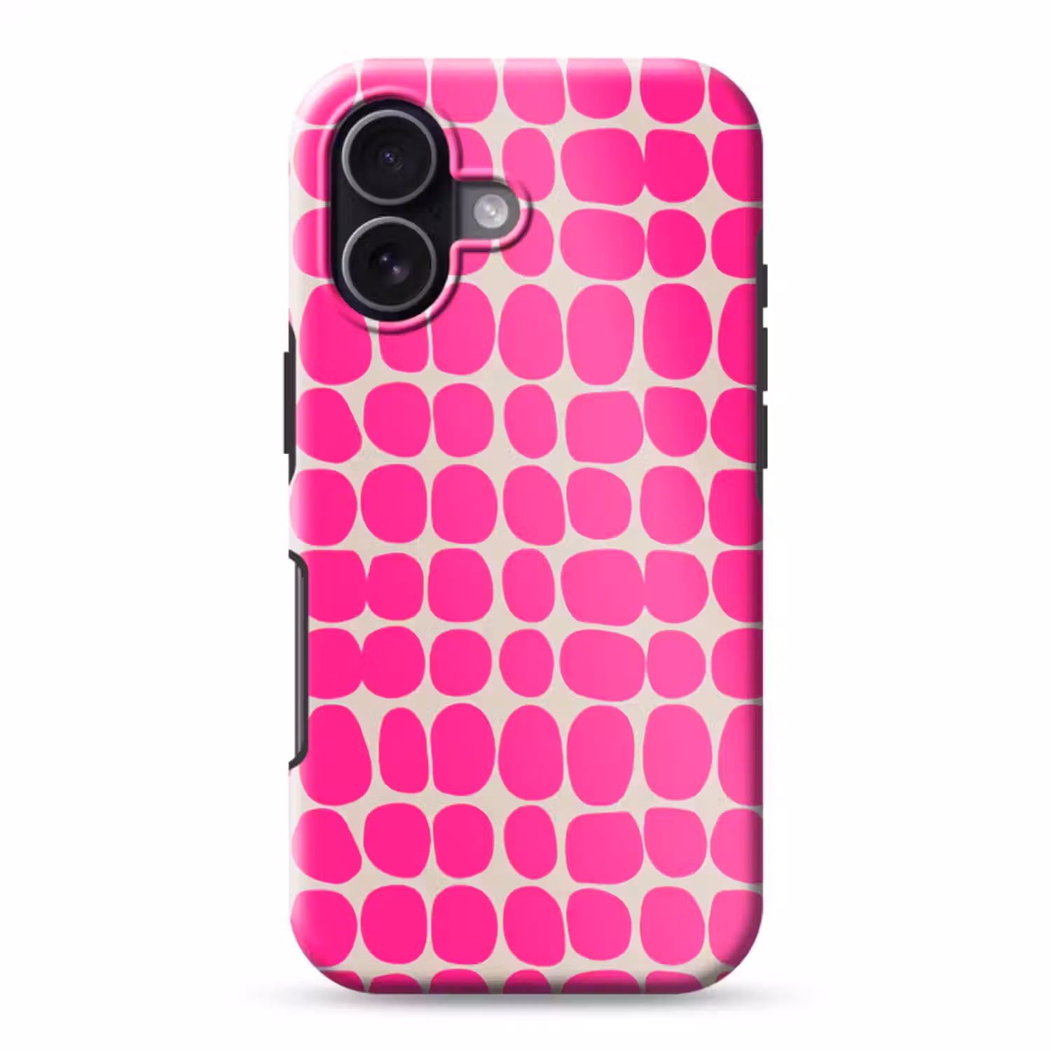 Telefoonhoesje Toughcase - Stippen - Patroon - Roze