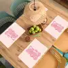 Beer - Roze - Snoep Placemat vinyl groot -zzsfeer5_Kitchenyeah-website
