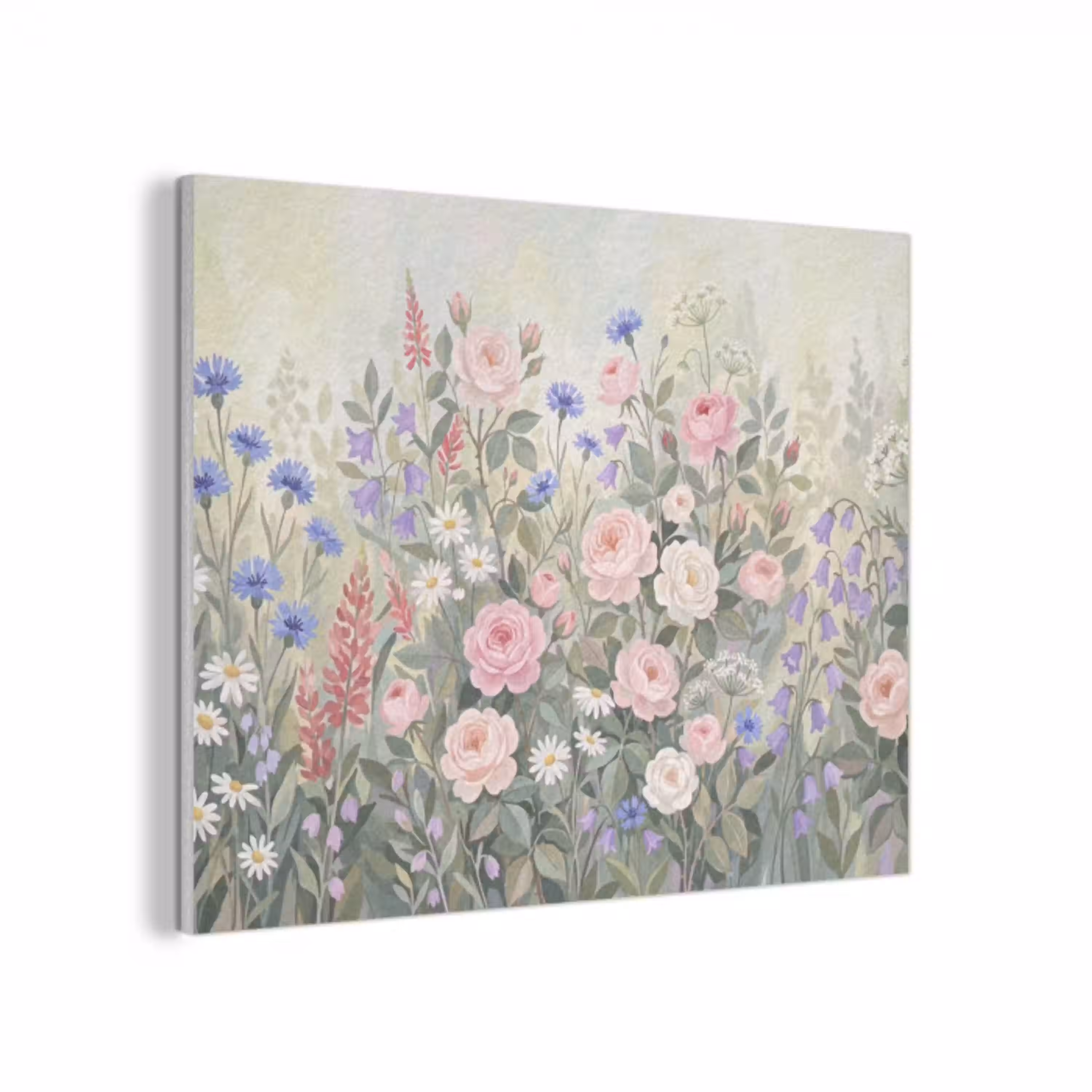 Bloemen - Tuin - Natuur - Kleurrijk PET vilt klein -3d