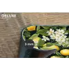 Hangende - Citroenen - Witte - Bloemetjes Placemat vinyl groot 368 -closeup