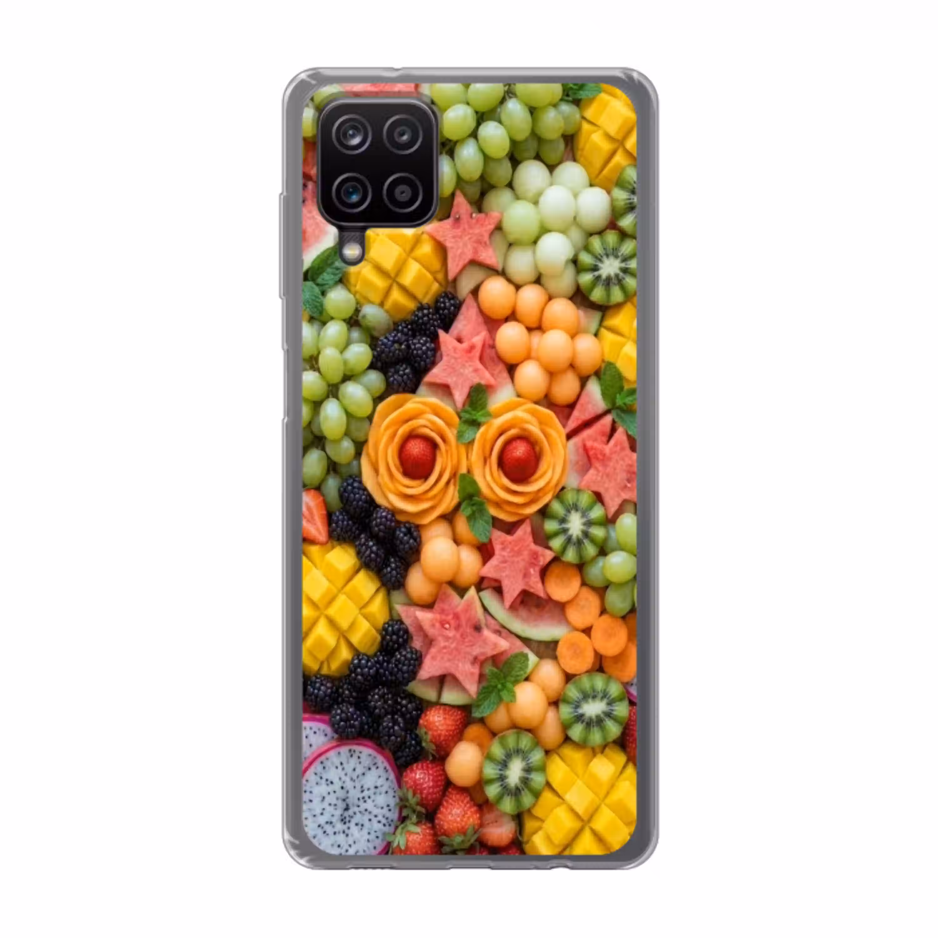 Fruit - Variatie - Kleurrijk - Vers - Eten Telefoonhoesje Samsung Galaxy A12 klein -3d