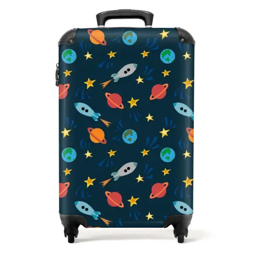 Ruimteraketten Koffer - NBS - Handbagage middel -productfoto_recht