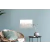 Marmerlook - Grijs - Goud - Chic - Marmer Muursticker klein -plant
