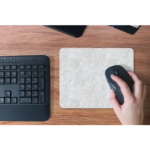 Oppervlakte - Textuur - Grijs muismat rubber klein 262 -toetsenbord