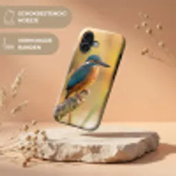 IJsvogel - Tak - Water - Kleurrijk - Levendig Toughcase MagSafe Apple iPhone 17 klein -USP_RandenV_NL