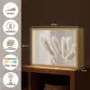 Pampasgras - Pluim - Wit Light Box met batterij (Wandlamp) middel -USP_websiteoverzichtNL
