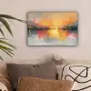 Modern - Abstract - Goud - Roze canvas 2cm klein -sfeer1