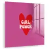 Girl power - Hart - Roze - Rood plexiglas 5mm klein -zzzproduct_nieuw
