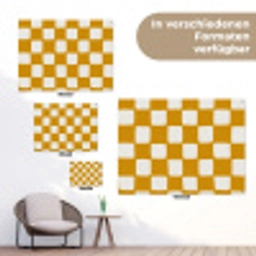 Grafisch - Patroon - Oker tuinposter los doek klein 239 -Xsfeer9_DE