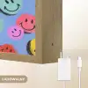 Smileys - Kleurrijk Light Box met batterij (Wandlamp kind) middel -USP_websiteoplaadbaarNL